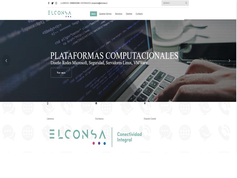 Web WordPress y Correo para Pyme elconsa.cl